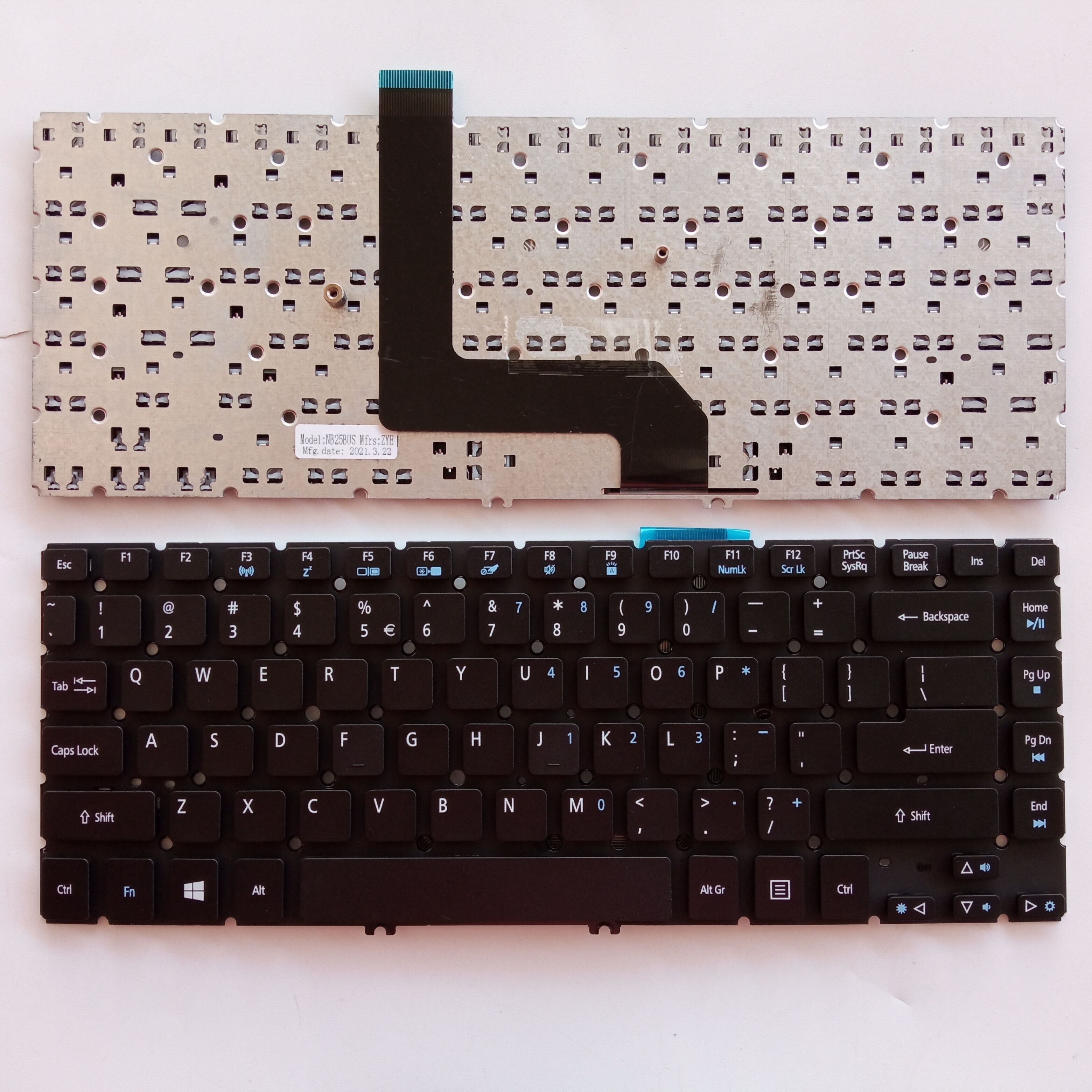 Picture of New Replacement Laptop Keyboard For ACER M5-481 BLACK (OEM) US Layout